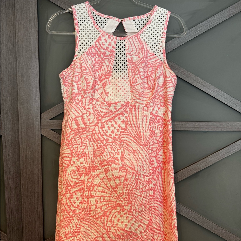 Lilly Pulitzer Kaylee Hubba Bubba Sea Cups Shift Dress - Picture 13 of 13